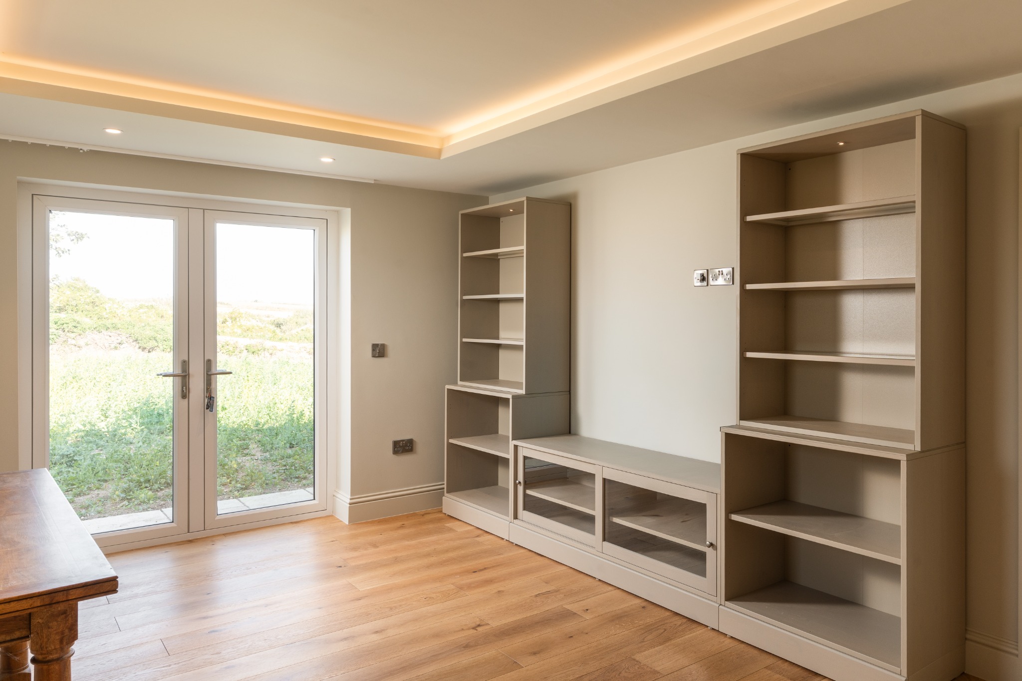 Bespoke shelving and media joinery