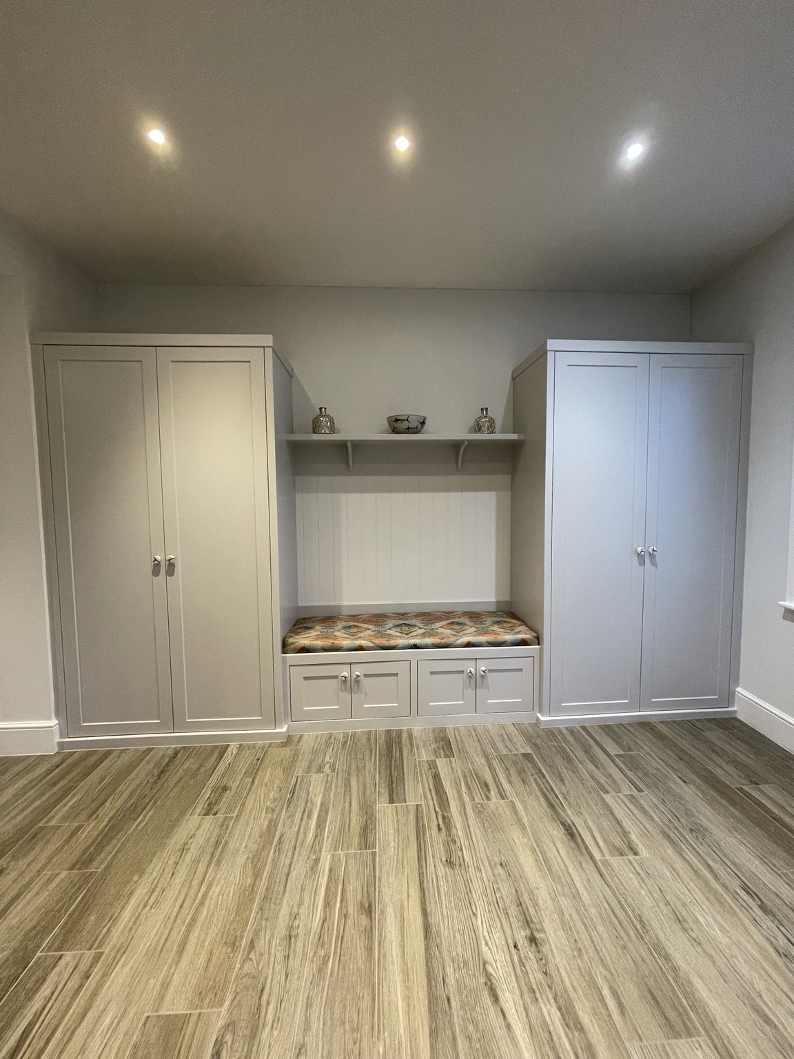 Storage and seating at Kingsley House