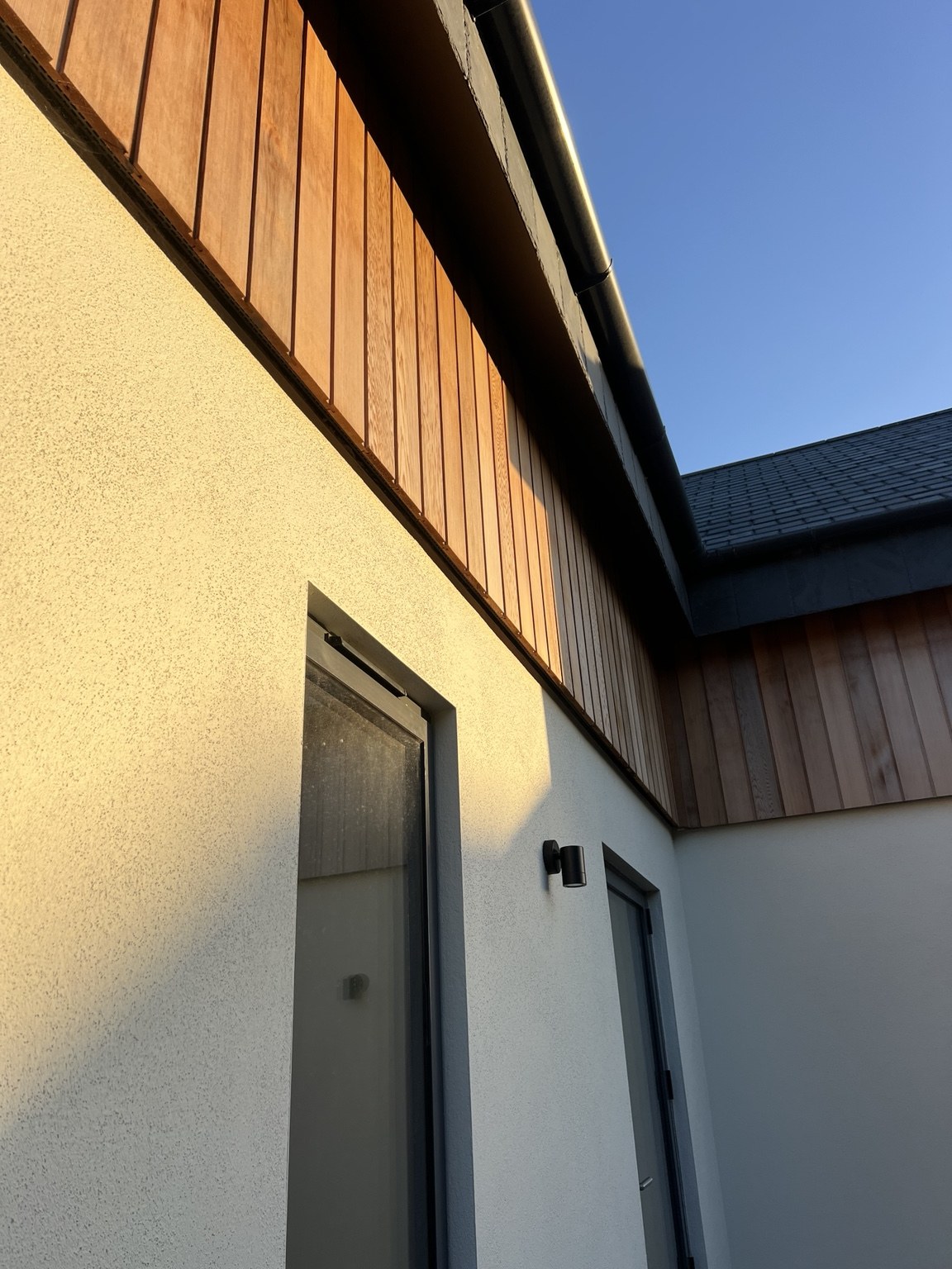 Exterior materials at Sandoways