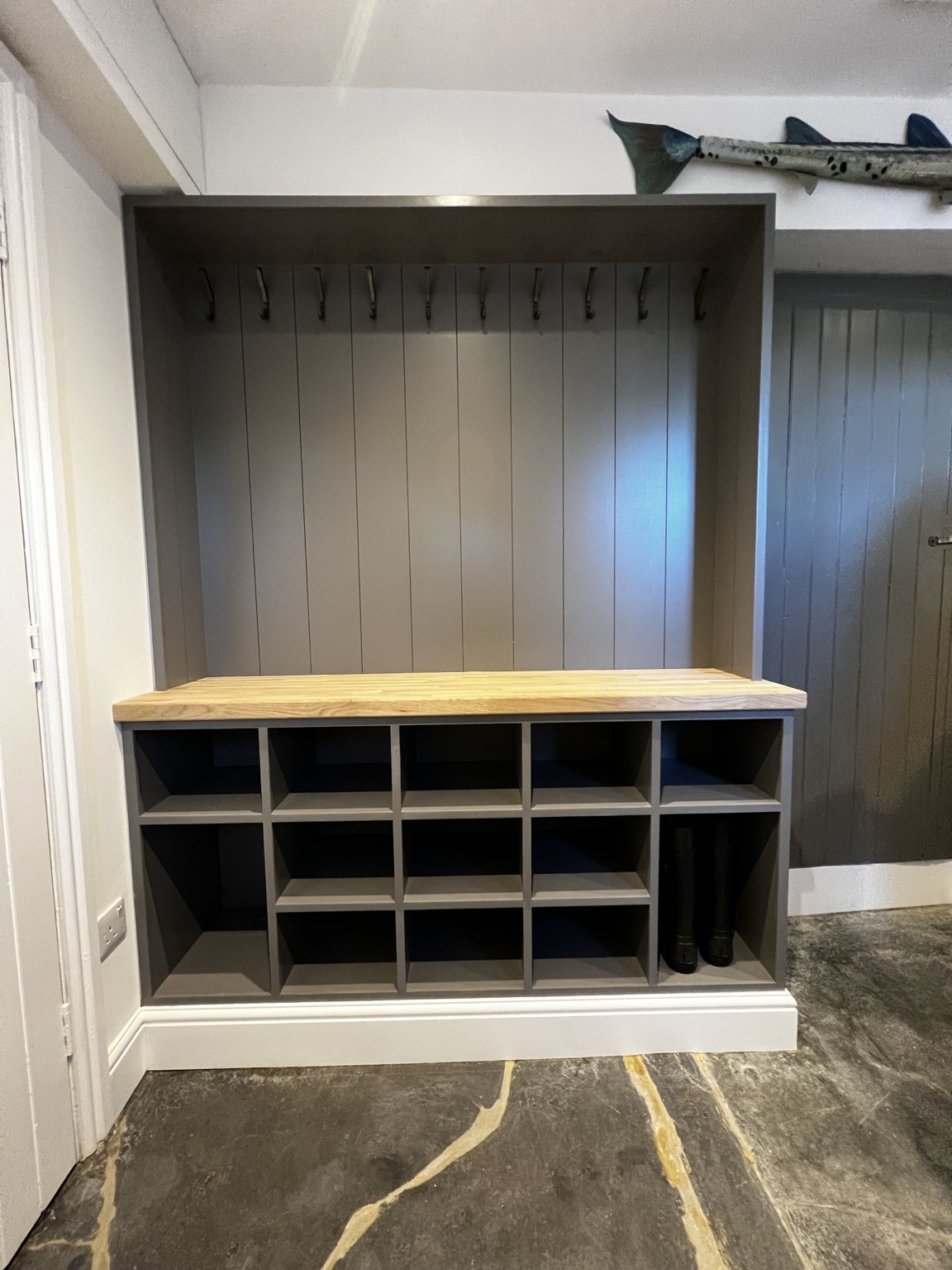 Fitted storage at St Issy Barn Conversion