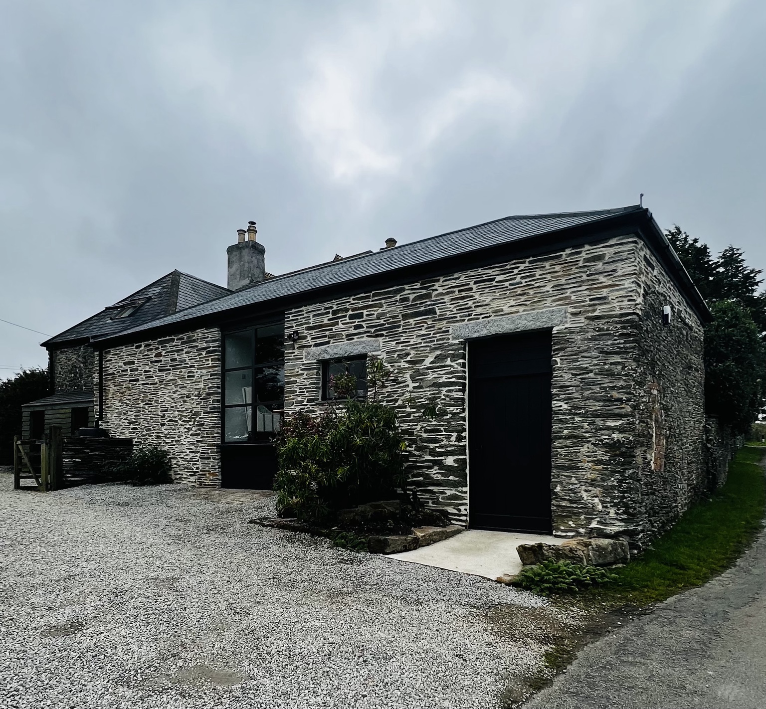 Exterior of the completed St Issy Barn Conversion