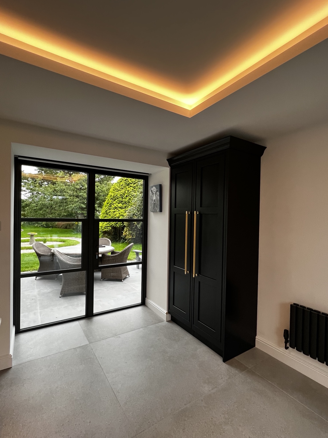 St Issy Barn Conversion kitchen opening onto the garden